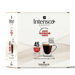 45 capsule caffè Intenso - compatibili Dolce Gusto - Miscela forte