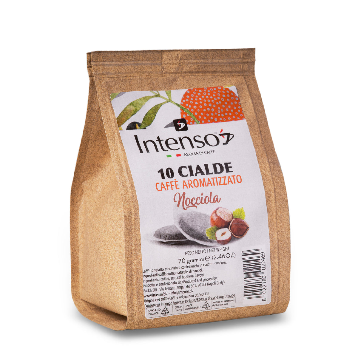 120 cialde caffè Intenso aromatizzato alla nocciola