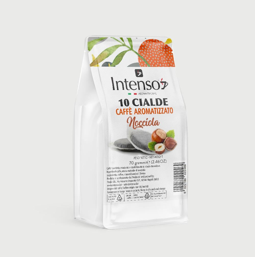 120 hazelnut flavored Intenso coffee pods